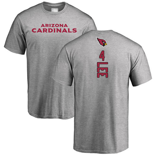 Arizona Cardinals Men Ash Andy Lee Backer NFL Football #4 T Shirt->nfl t-shirts->Sports Accessory